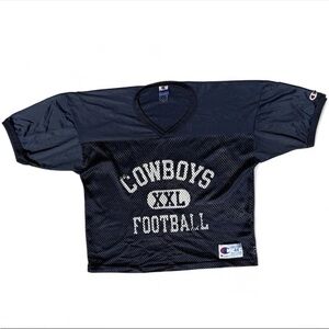 Champion men’s vintage Black Mesh Cowboys Football Jersey
